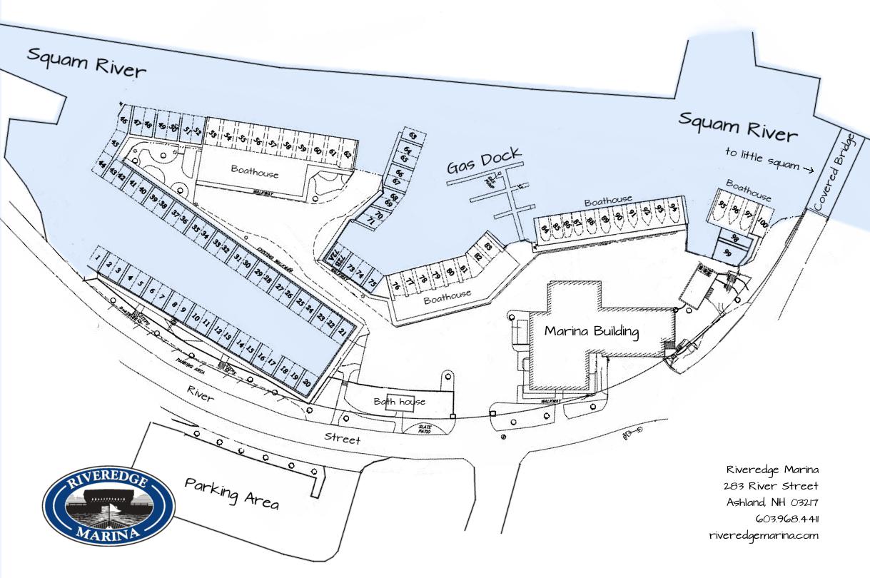 Boat Slips Riveredge Marina Ashland New Hampshire